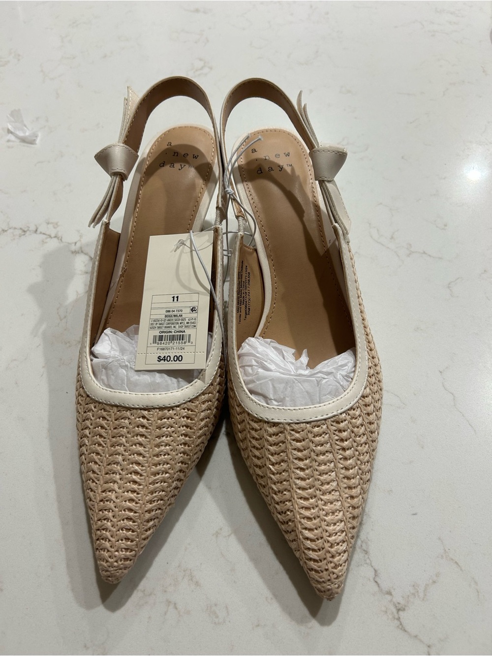 A new day Milan heels, new size 11